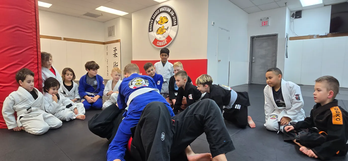 Young students training in a kids class at Maple Ridge