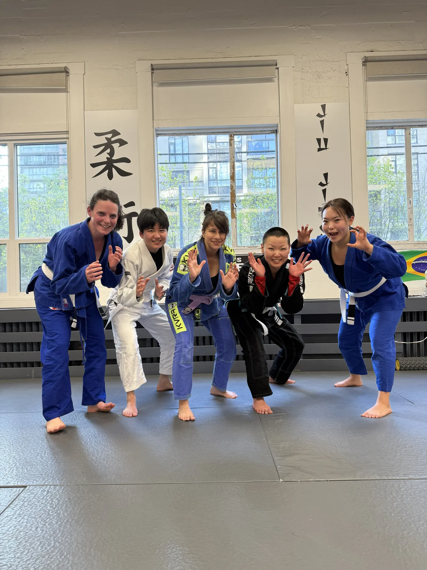 Students together after class at the Vancouver academy